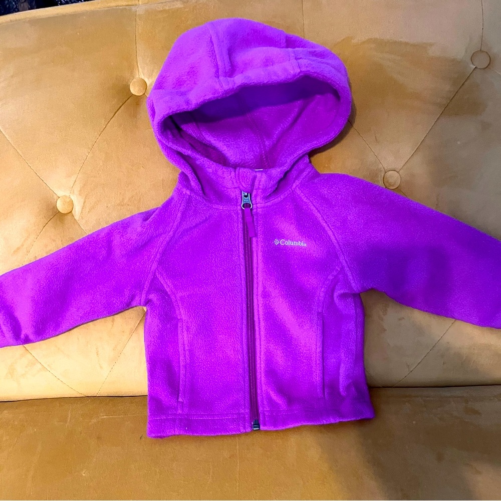 Columbia Kids Purple Fleece Jacket